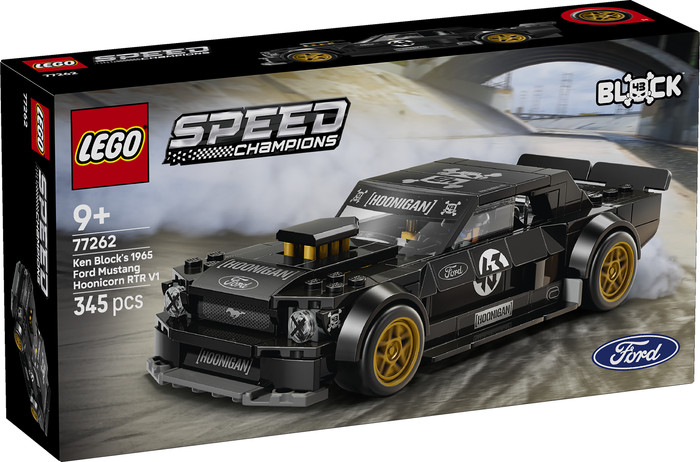 LEGO Speed Champions Ken Block's '65 Ford Mustang Hoonicorn V1 77262 verpakking