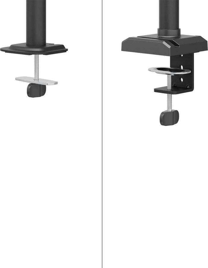 Neomounts NERO DS60-600BL2V Monitorarm Zwart detail