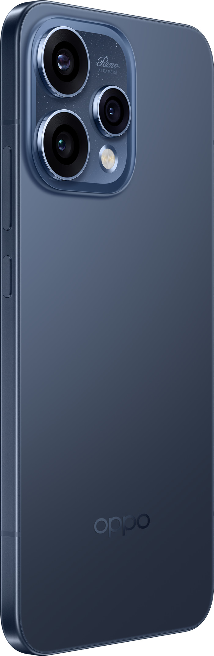 OPPO Reno15 512GB Donkerblauw 5G achterkant