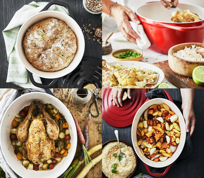 Tefal Air Dutch Oven 30x23cm product in use