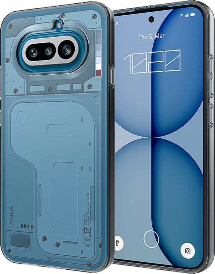 Just in Case KickLite Nothing Phone (4a) Back Cover Transparant rechterkant