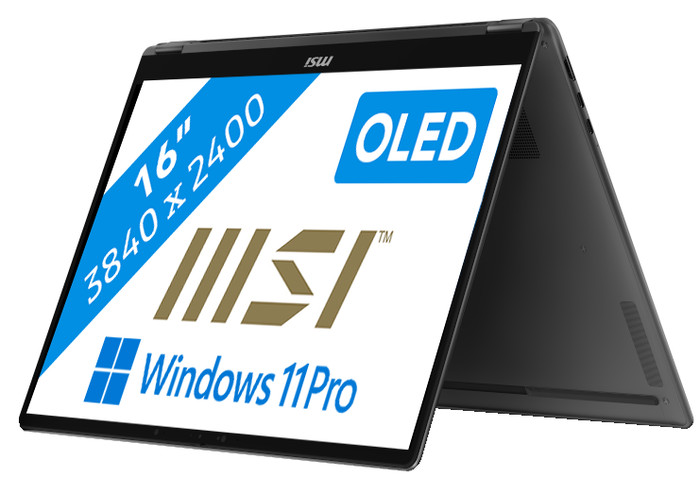 MSI Prestige N16 Flip AI+ OLED NVIDIA RTX Spark N1X C1XMT-038BEY AZERTY Main Image