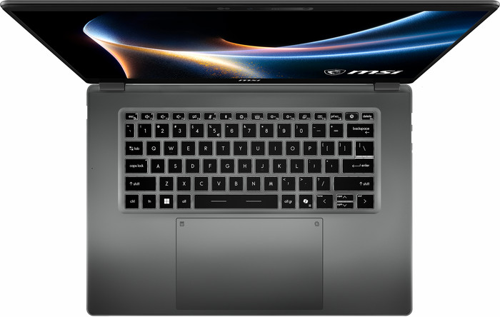 MSI Prestige 16 AI+ C3MG-049BE OLED Azerty bovenkant