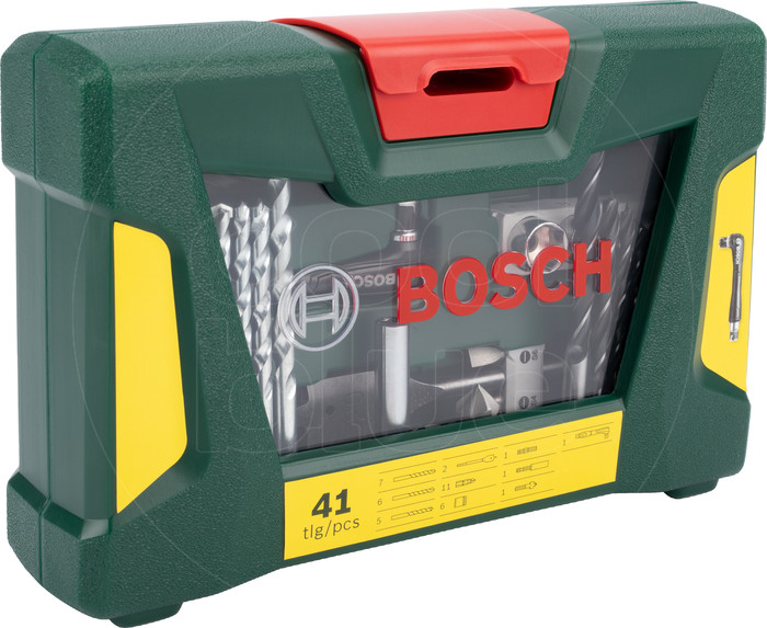 Bosch 41-delige Bit- en Borenset met Bithouder verpakking