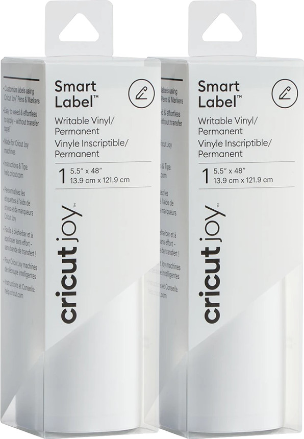 Cricut Joy Smart Étiquettes inscriptibles 14 x 122 Blanc Lot de 2 Main Image