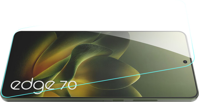 Just in Case Tempered Glass Motorola Edge 70 Screenprotector detail