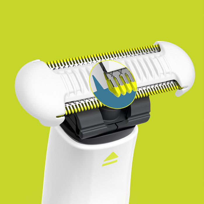 Philips OneBlade SkinProtect Mesjes QP229/50 detail