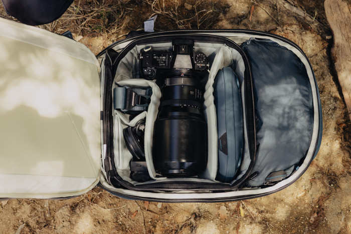 Peak Design Travel Backpack 30L Ocean binnenkant