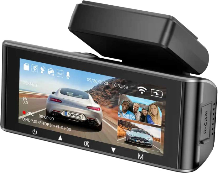 AZDome M770 Pro 1CH achterkant