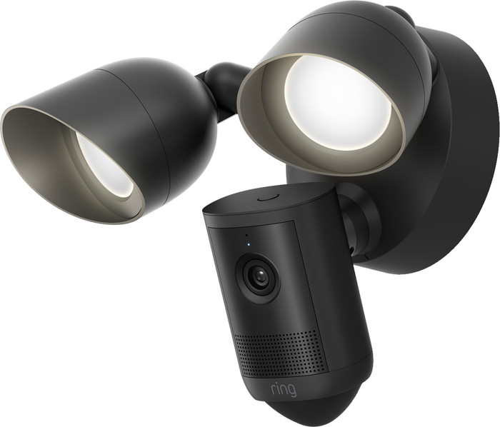 Ring Floodlight Camera 2e Generatie Zwart rechterkant
