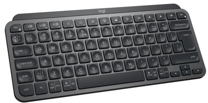 Logitech MX Keys Mini Draadloos Azerty Grafiet + Logitech MX Anywhere 3S Compact Zwart voorkant