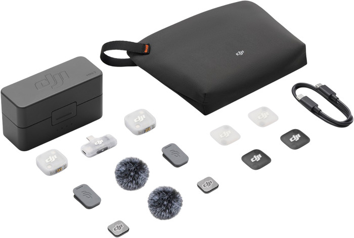 DJI Mic Mini 2 Mobile Ontvanger + Oplaadcase (voor DJI Mic & Mic Mini Series) accessoire