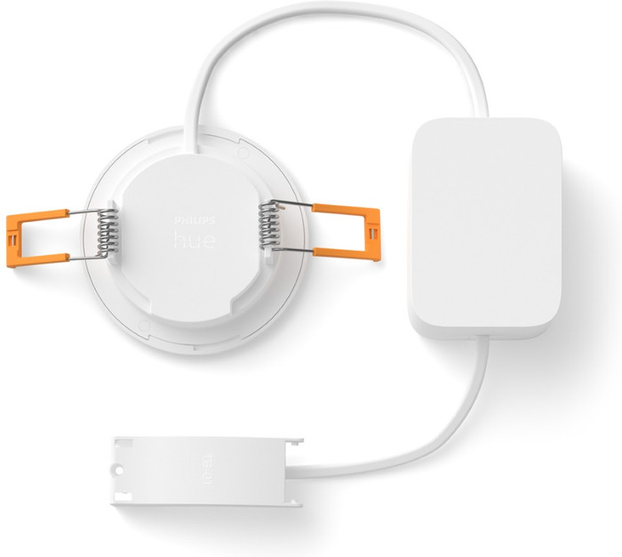 Philips Hue Inbouwspot Slim - White and Color - 90mm - Wit detail