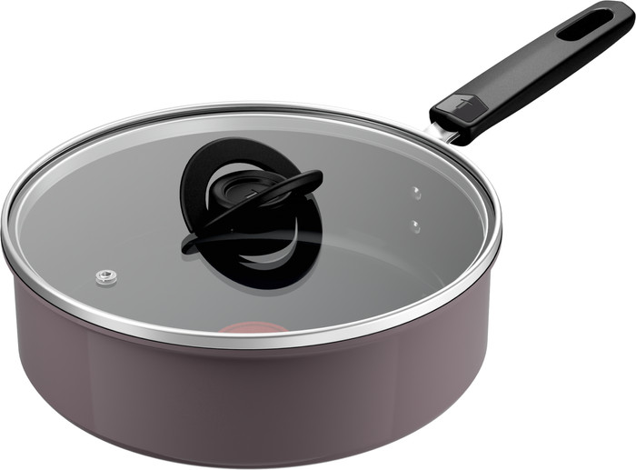 Tefal Ceramic Control Grey hapjespan 24 cm + deksel Main Image