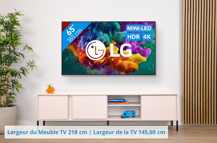 LG Mini-LED 65" QNED85 (2026) visuel Coolblue 1