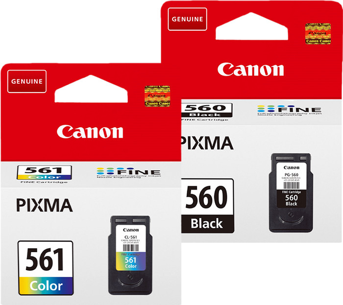 Canon PG-560 + CL-561 Cartouches Pack Combiné Main Image