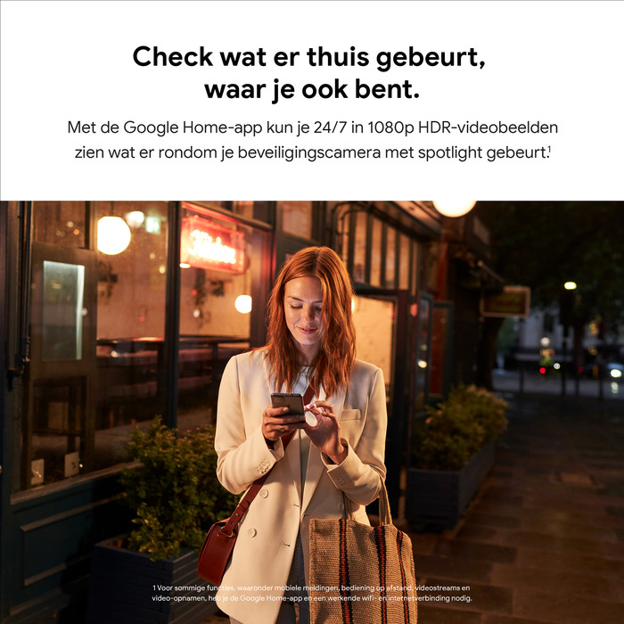 Google Nest Cam Spotlight product in use