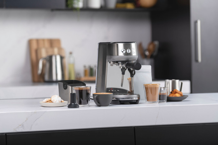 Sage The Bambino Stainless Steel product in use