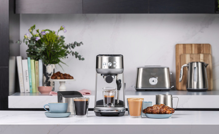 Sage The Bambino Stainless Steel product in use