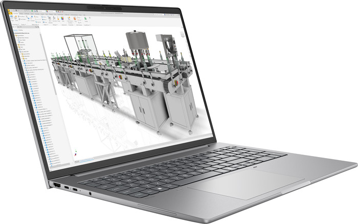 HP ZBook 8 G2i 16'' Copilot+ PC - DN8J2ET Azerty linkerkant