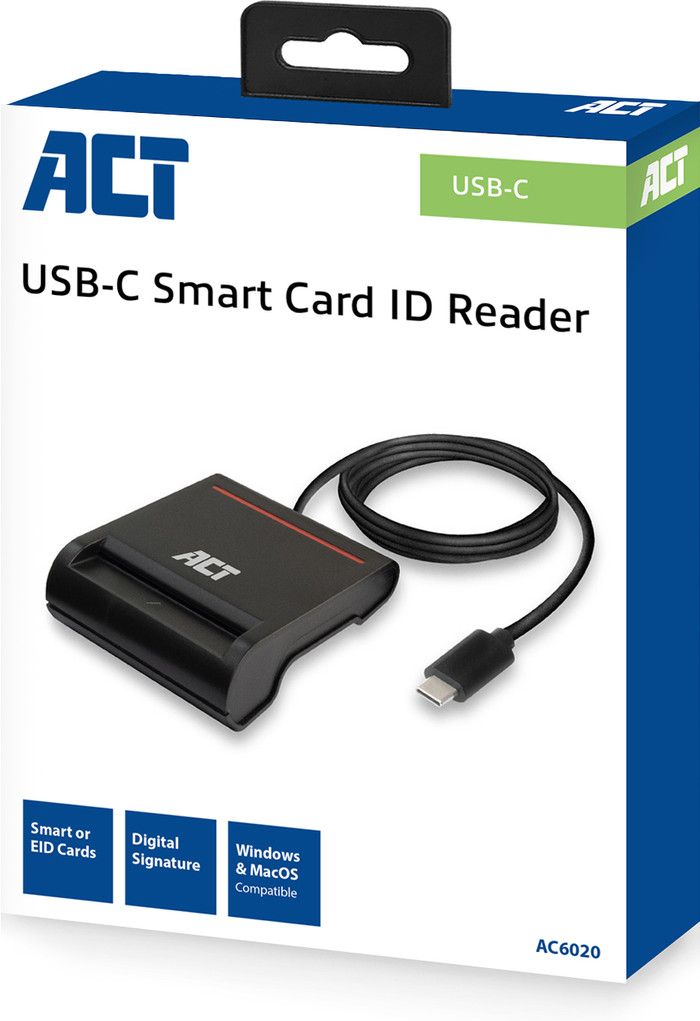 ACT USB-C Smart Card ID Lecteur null