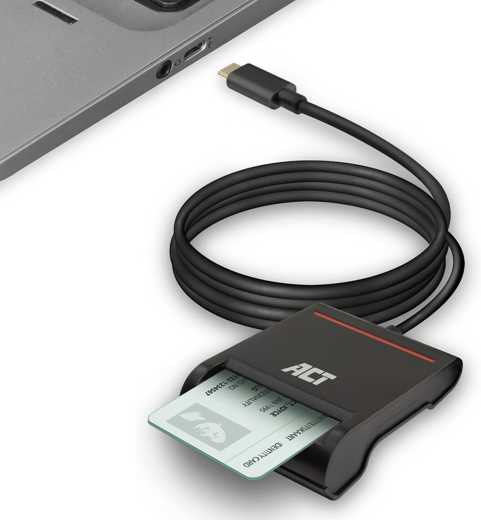 ACT USB-C Smart Card ID Lecteur détail