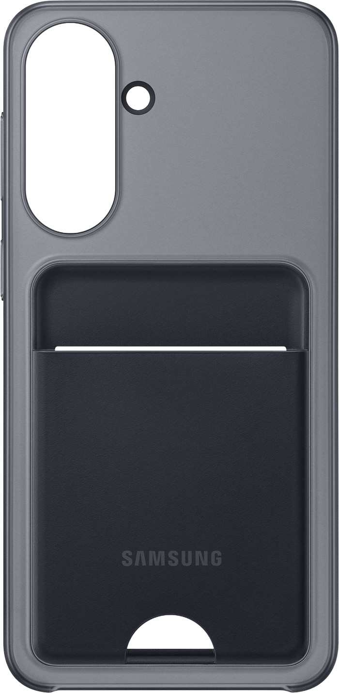 Samsung Galaxy A57 Card Slot Back Cover Zwart achterkant
