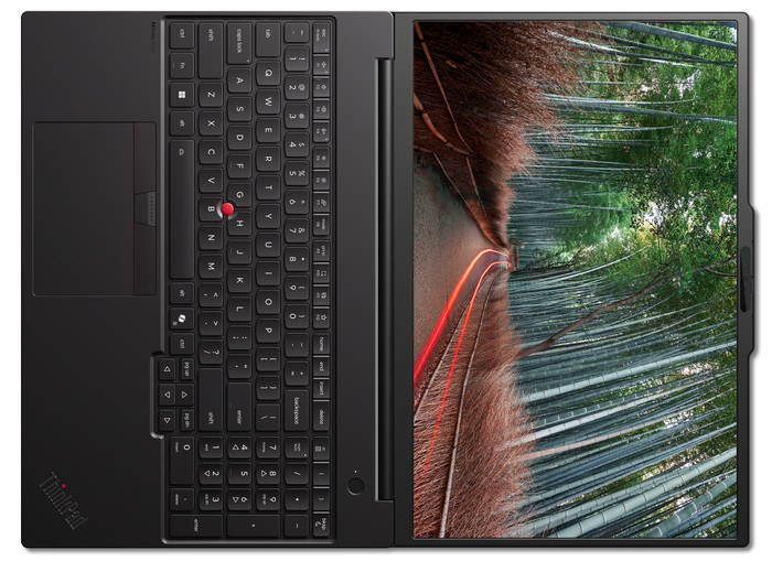 Lenovo ThinkPad P16s Gen 5 (AMD) Copilot+ PC - 21XG002FMB OLED Azerty bovenkant