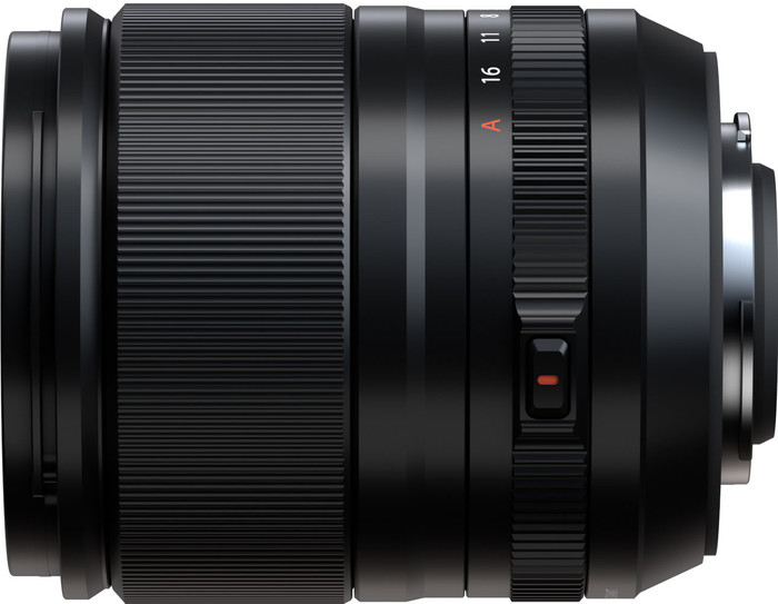 Fujifilm XF 23mm f/1.4 R LM WR left side