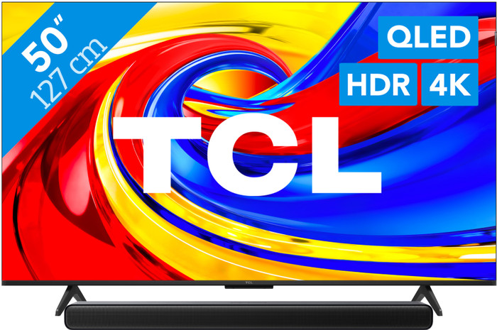 TCL 50" QLED P79L 4K (2026) + TCL S45H 2.0 Barre de Son Main Image