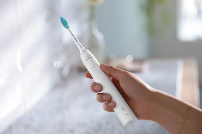 Philips Sonicare ProtectiveClean 3100 HX3675/13 product in gebruik