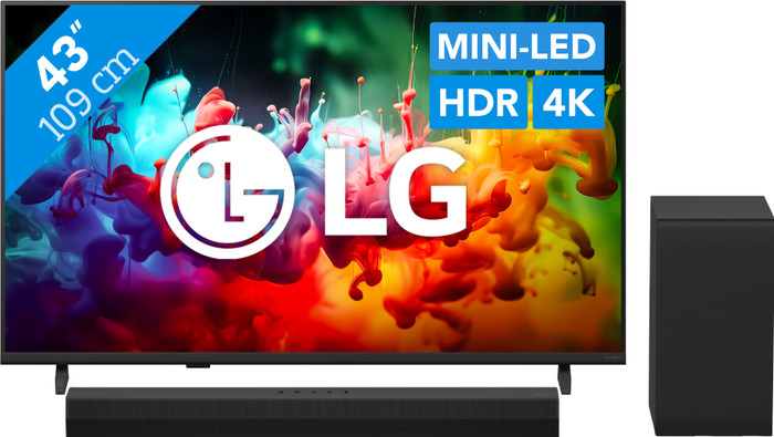 LG Mini-led 43" QNED71 (2026) + LG DS40T Main Image