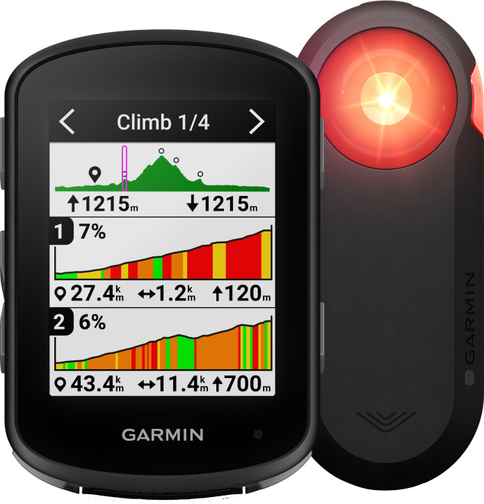 Garmin Edge 540 + Garmin Varia Rearview Radar RTL515 Main Image