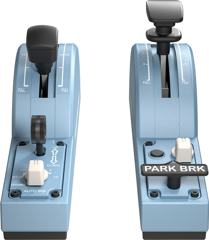 Thrustmaster TCA Quadrant Add-on Airbus Edition front