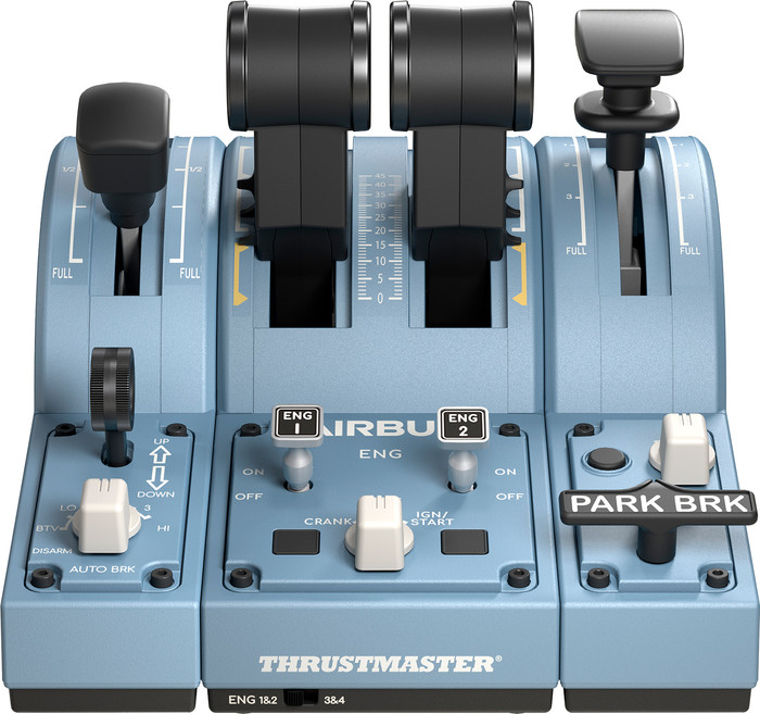Thrustmaster TCA Quadrant Add-on Airbus Edition combined product