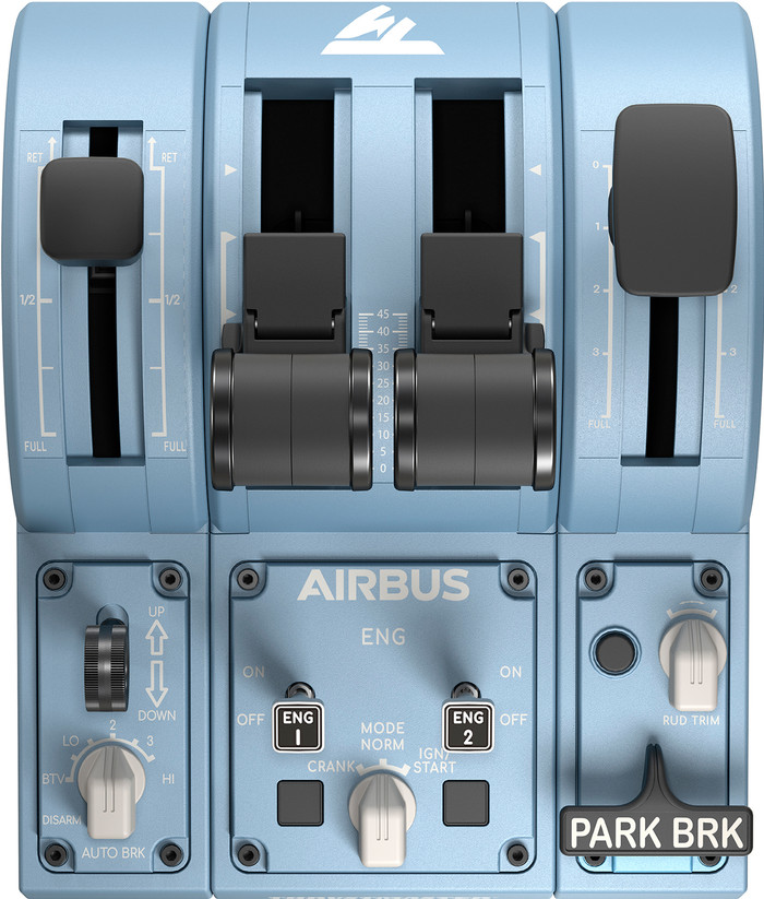Thrustmaster TCA Quadrant Add-on Airbus Edition combined product
