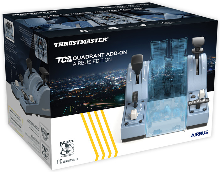 Thrustmaster TCA Quadrant Add-on Airbus Edition packaging