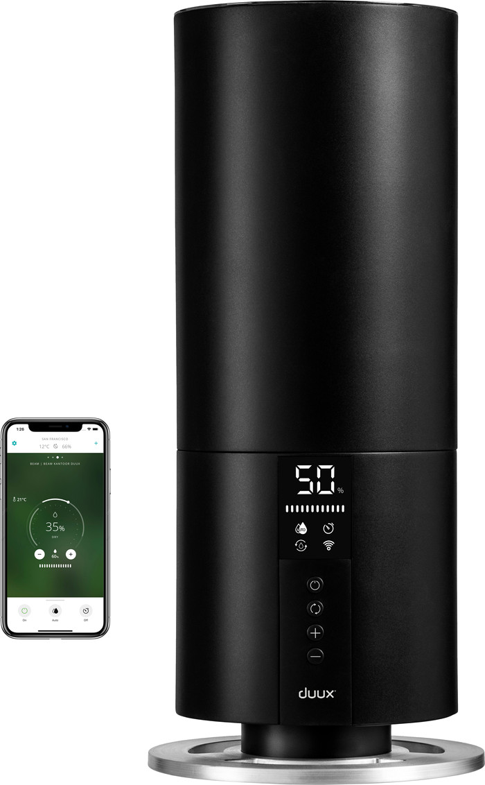 Duux Beam Mini 2 Smart Humidificateur à Ultrasons Noir Main Image