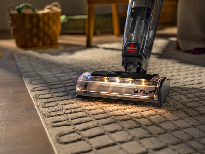 Bissell CrossWave HydroScrub Pro product in gebruik