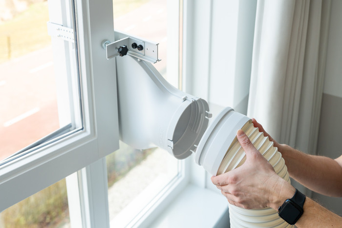 AC Premium sealing kit product in gebruik