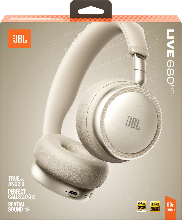 JBL Live 680NC Champagne emballage