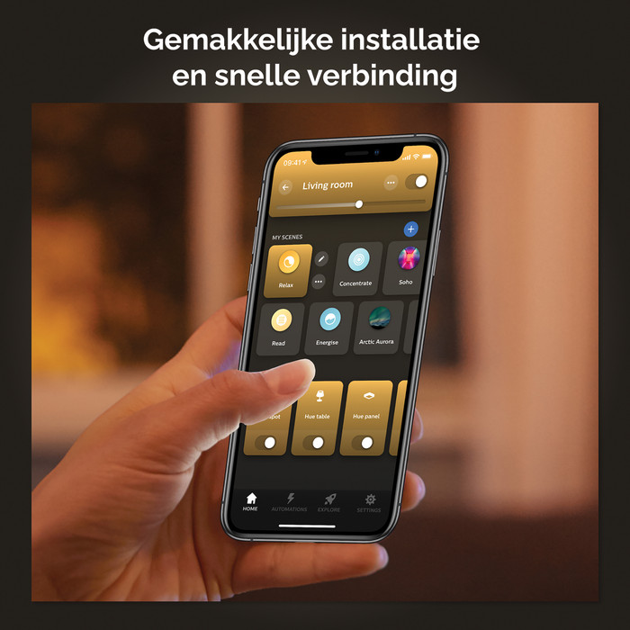 Philips Hue Being plafondlamp White Ambiance Zwart null