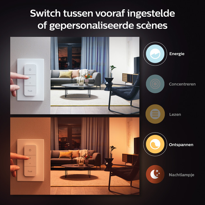 Philips Hue Being plafondlamp White Ambiance Zwart null