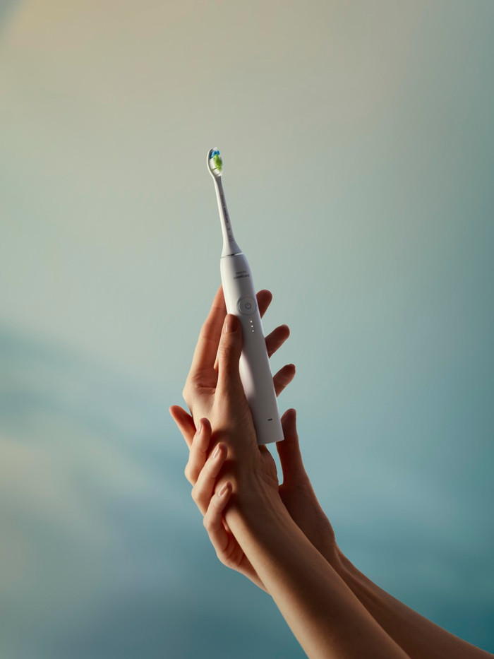 Philips Sonicare 3100 Series HX4033/21 Wit product in gebruik