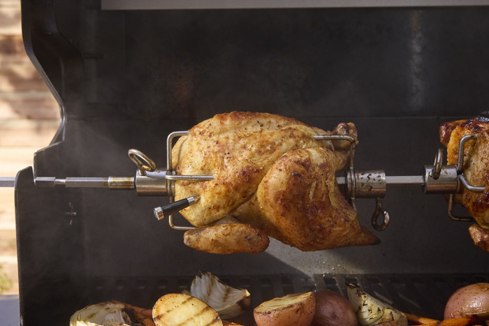 Weber Draadloze Sonde product in gebruik