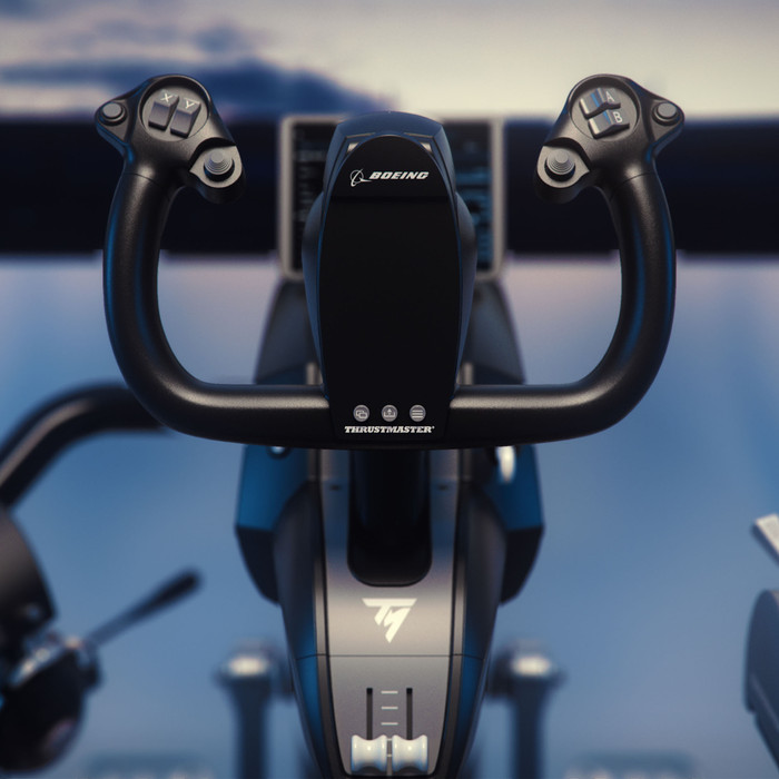 Thrustmaster TCA Yoke Pack Boeing Edition product in gebruik