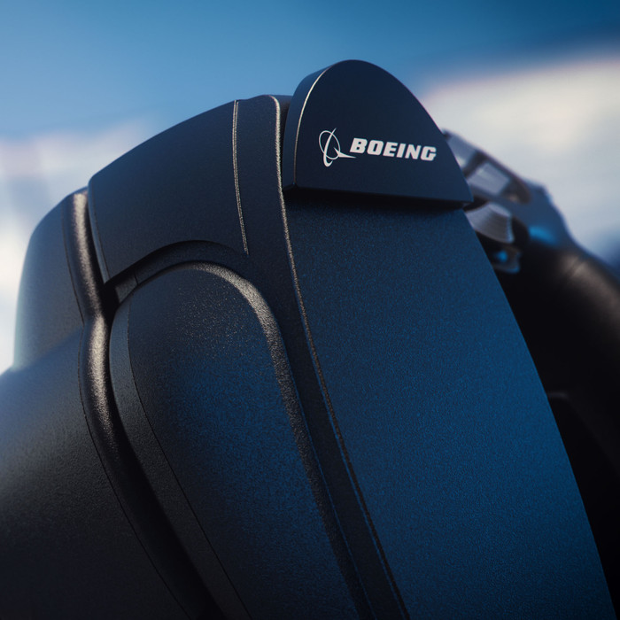 Thrustmaster TCA Yoke Pack Boeing Edition product in gebruik