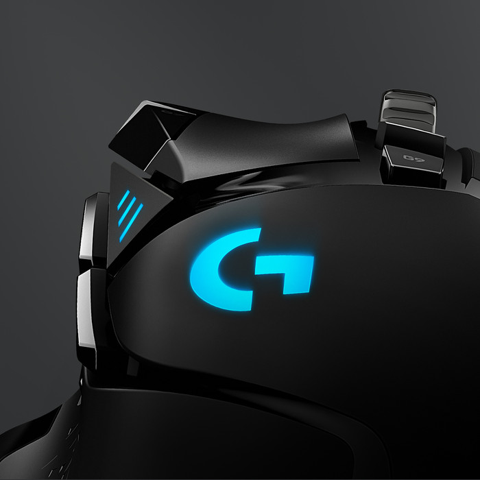 Logitech G502 HERO High Performance Gaming Mouse achterkant