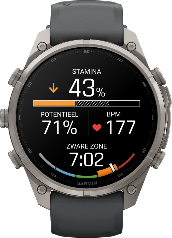 Garmin Fenix 9 Pro Zwart LTE 47mm voorkant