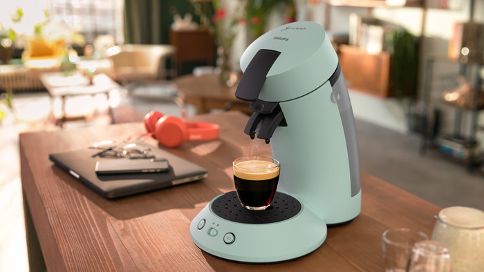 Philips Senseo Original Plus CSA210/20 Vert produit à l'usage